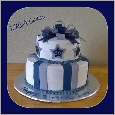 Dallas Cowboys inspired - Cake by Luga Cakes