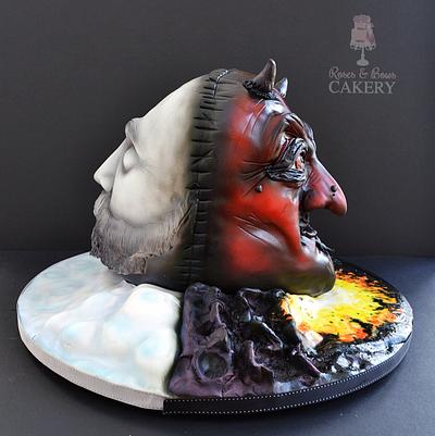 Heaven and hell - Cake by Karen Keaney