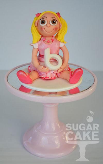 Girl cake topper - Cake by Cherrycake 