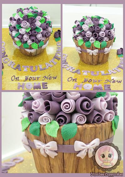 Latest flowerpot cake! - Cake by YumZee_Cuppycakes