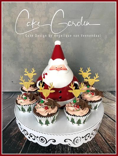 Christmas cupcakes  - Cake by Cake Garden 