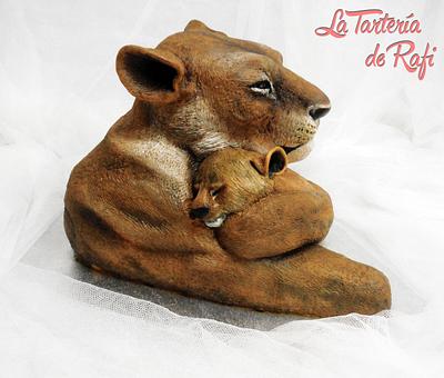 Animals right cake collaboration: lion - Cake by Rafaela Carrasco (La Tartería de Rafi)