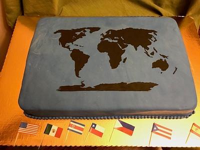 12 Countries, 5 Continents - Cake by Julia 