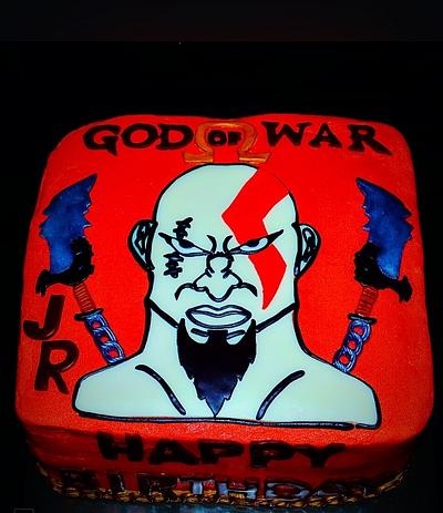 God of War/Kratos Cake - Cake by Rita's Cakes