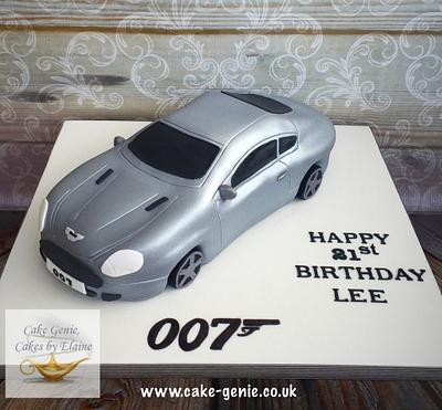 Aston Martin DB9 Cake - Cake by Elaine Bennion (Cake Genie, Cakes by Elaine)