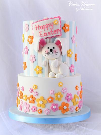 Easter Bunny Cake - Cake by CakeHeaven by Marlene