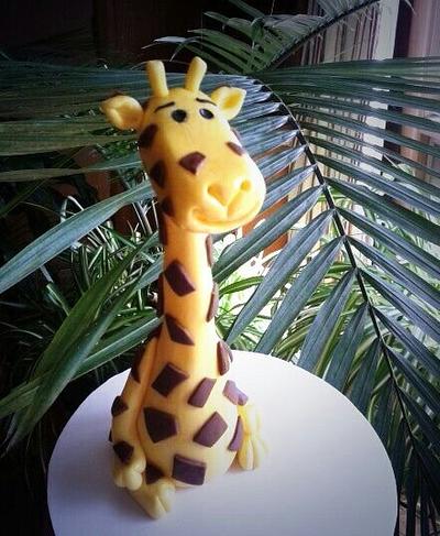 Fondant Giraffe - Cake by Amanda