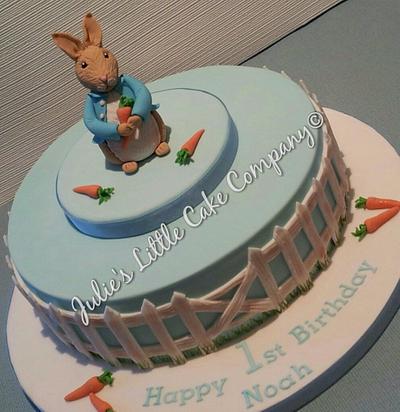 Peter Rabbit - Cake by Julie's Little Cake Company