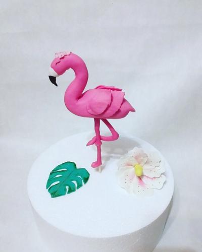 Flamingo - Cake by Dijana