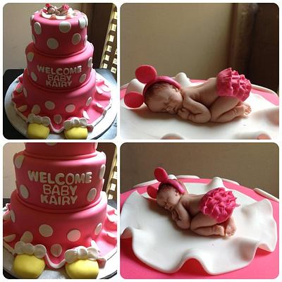 Hello Kitty and Chanel baby shower cake - Decorated Cake - CakesDecor