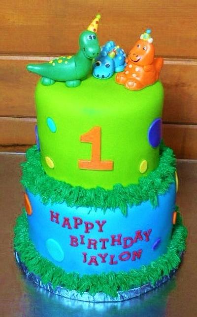 Baby Dinos - Cake by Kendra's Country Bakery