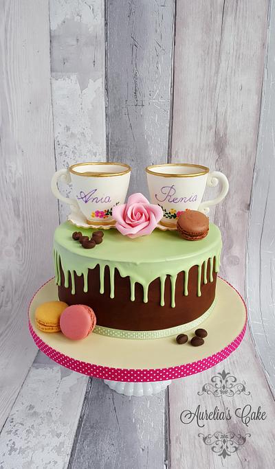 Coffee themed cake - Cake by Aurelia's Cake
