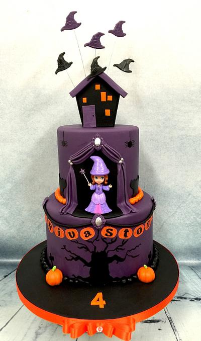 Spooky Sofia the first cake - Cake by Chocomoo
