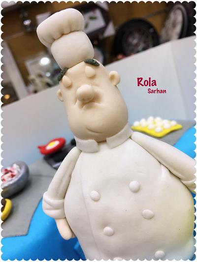 Chef cake 👨🏻‍🍳 - Cake by Rola sarhan