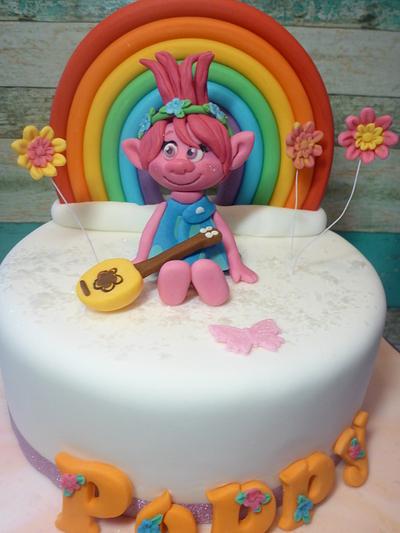Princess Poppy cake - Cake by eMillicake