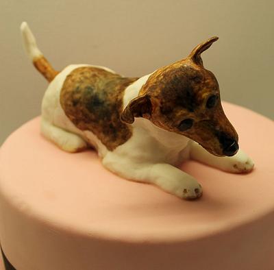 Playful jack russell - Cake by Happyhills Cakes
