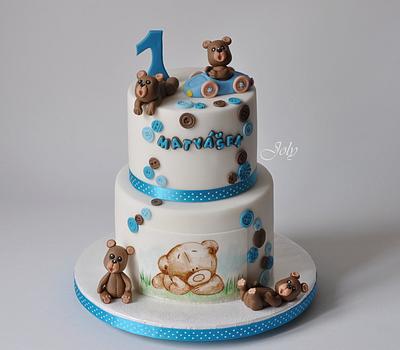 With teddy bears - Cake by Jolana Brychova