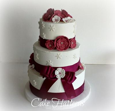 Winter Wedding - Cake by Donna Tokazowski- Cake Hatteras, Martinsburg WV