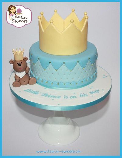 Little Prince is on his way  - Cake by Lealu-Sweets