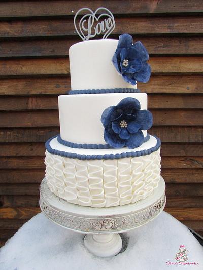 Wedding Cake - Cake by Wilma's Droomtaarten