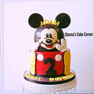Mickey Mouse Cake  - Cake by Shorna's Cake Corner