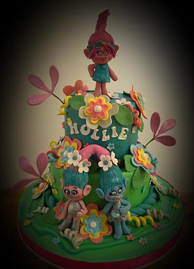 Trolls cake! - Cake by Ele Lancaster