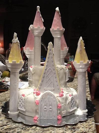 Castle cake - Cake by Lisa Zaehler-  Z Kitchen Zink Cakes