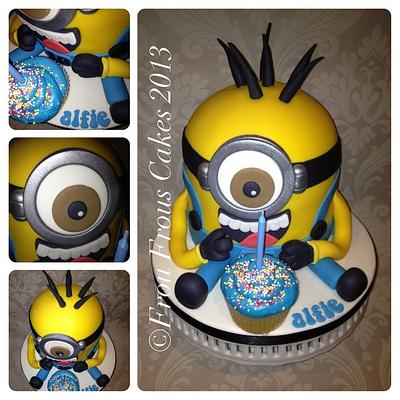 Minion Cake and cupcake - Cake by Frou Frous Cakes
