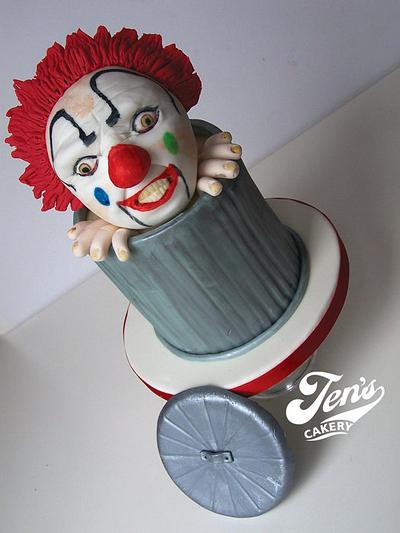 Cyril the evil clown - Cake by Jen's Cakery