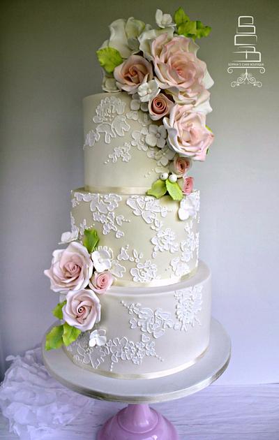 Floral Affair - Cake by Sophia's Cake Boutique
