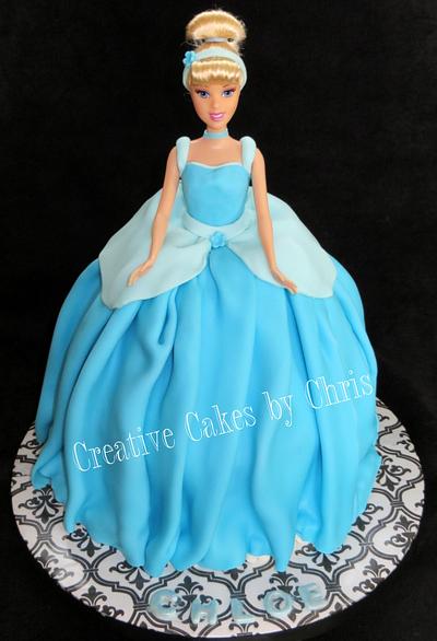 Cinderella Doll Cake - Cake by Creative Cakes by Chris