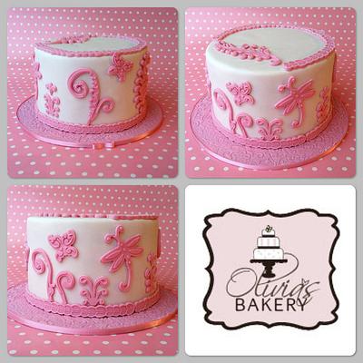 pink pinker pinkest - Cake by Olivia's Bakery