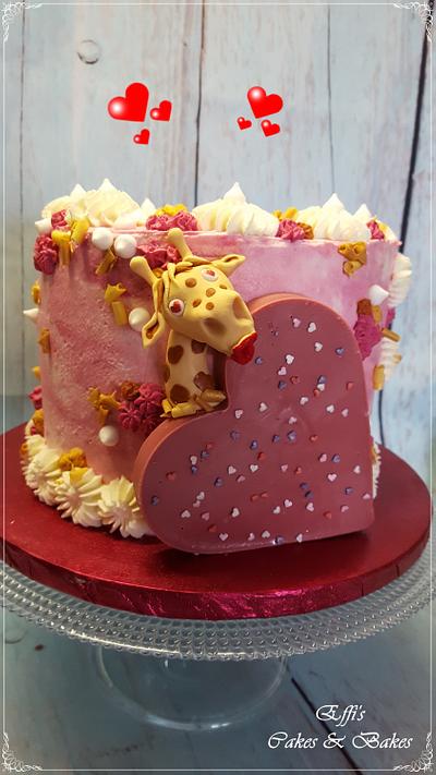 Happy Valentine  - Cake by Effi's Cakes & Bakes 