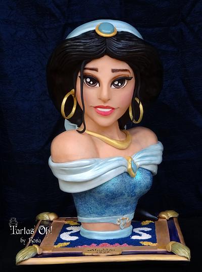 Princess Jasmine, Aladdín 1992 - Cake by Rosa Guerra (Tartas Oh by Rosa)