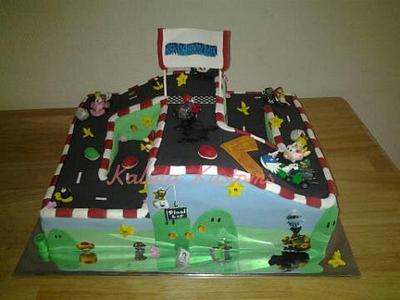 Mariokart - Cake by Fab-Feest 