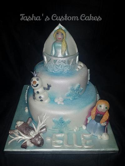 Frozen balcony cake - Cake by Tasha's Custom Cakes