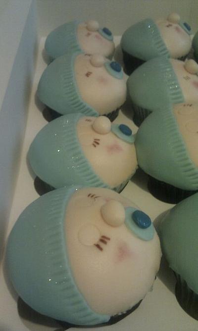 Cute sleeping baby cupcakes - Cake by Occasion Cakes by naomi