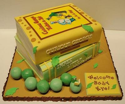 Curious George Book Cake - Cake by Julee