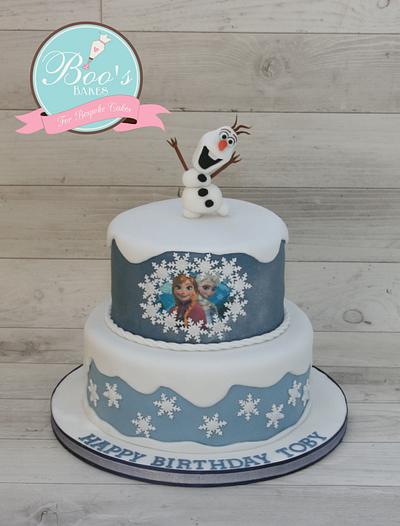 Frozen Cake - Cake by Boo's Bakes