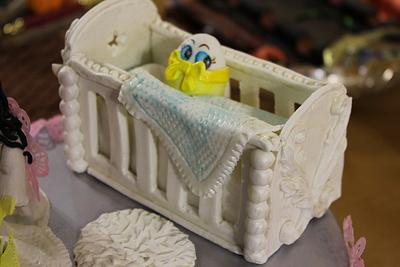 Baby shower cake - Cake by  Veena Aravind