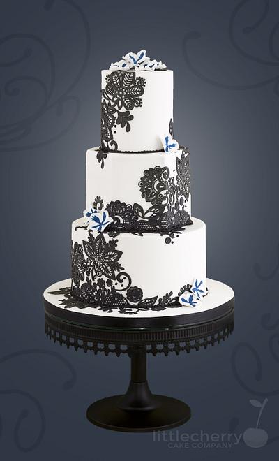 Black and White - Cake by Little Cherry