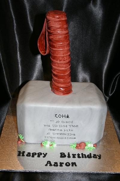 Thor's Hammer - Cake by Michelle Amore Cakes