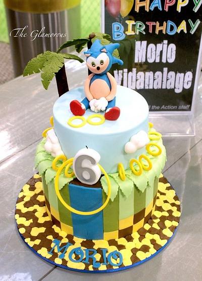 Sonic cake - Cake by theglamorouscakes