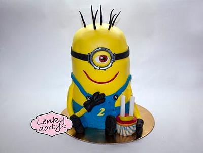 Minion - Cake by Lenkydorty