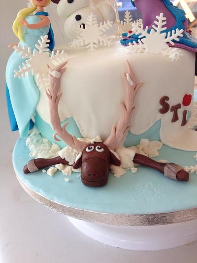 Another Frozen cake :-) - Cake by wendyslesvig