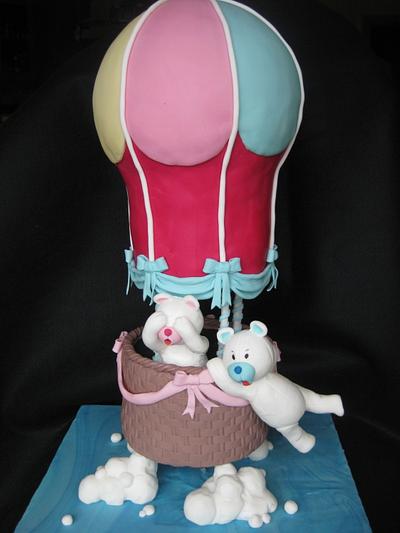 Up up and away...eek - Cake by Novel-T Cakes