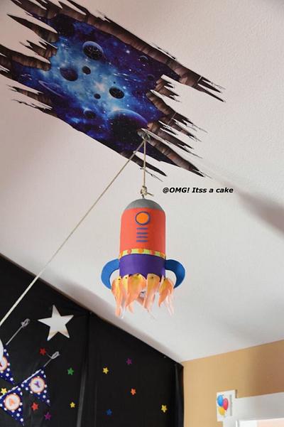 Hanging Rocket - Cake by OMG! itss a cake