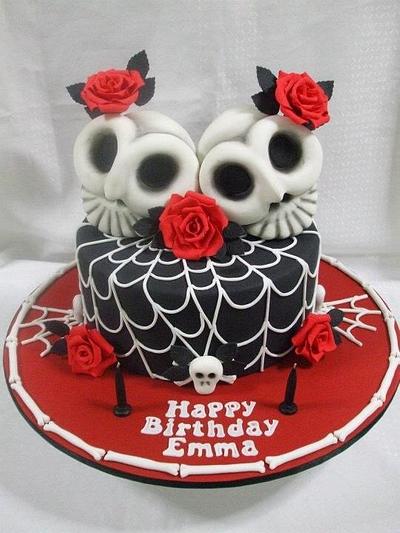 Skulls and roses - Cake by Kake Krumbs