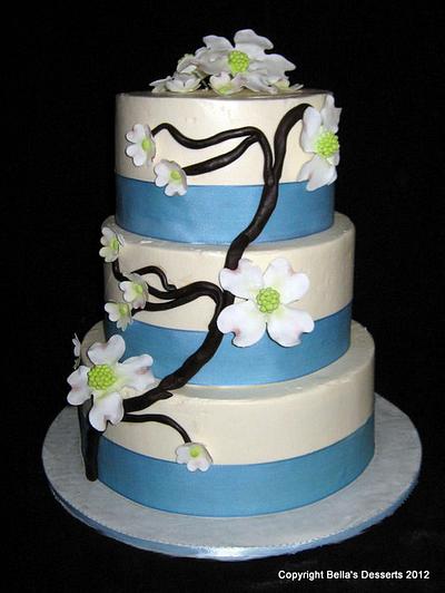 Dogwood wedding cake - Cake by Lauren Cortesi
