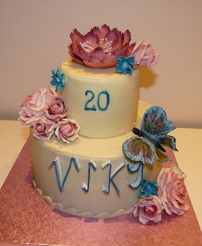 Flowers cake - Cake by prunee